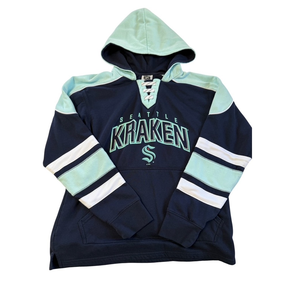 NHL Official Licensed Seattle Kraken Pullover Hoodie Size small